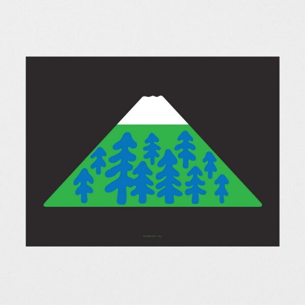 ArtPrint - Snow Peak Black